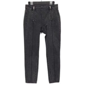 The Kooples High Waist Ankle Jeans Womens 27x28 Gray Wash Double Zip Front
